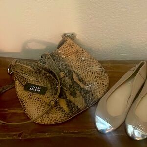 Joanna Maxham Tulip Crossbody Hazel Snake Wash NWT